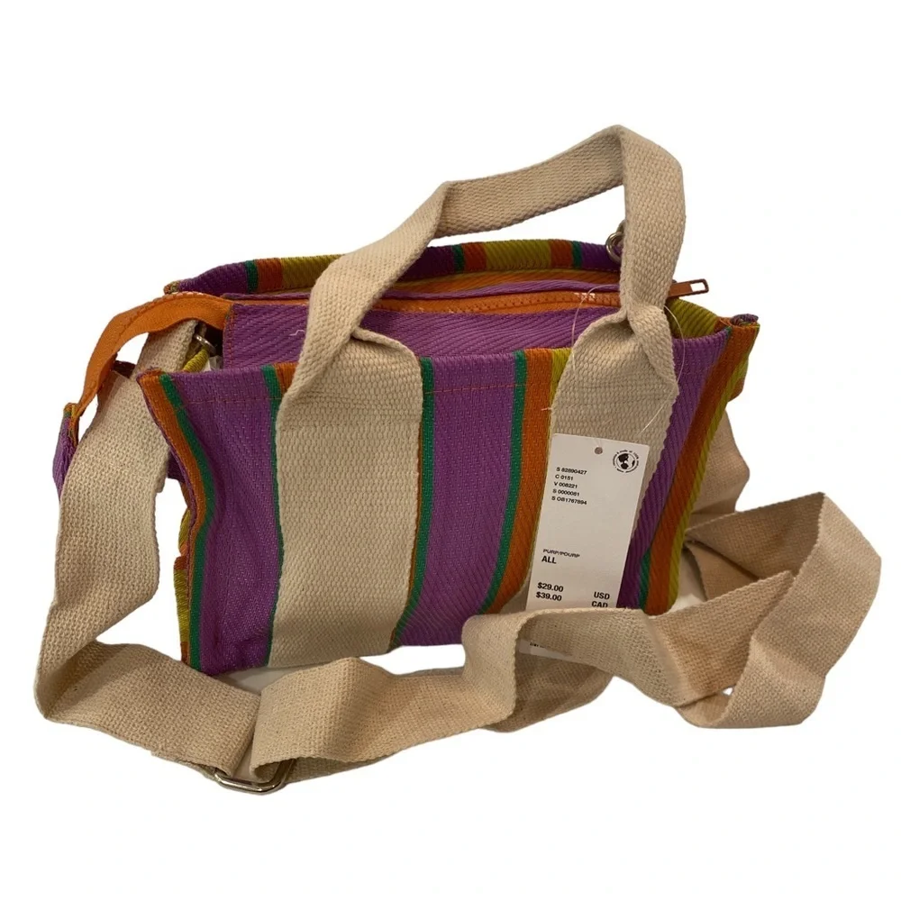 Urban Outfitter - Purple and Yellow BDG Serena Mesh Mini Tote Bag